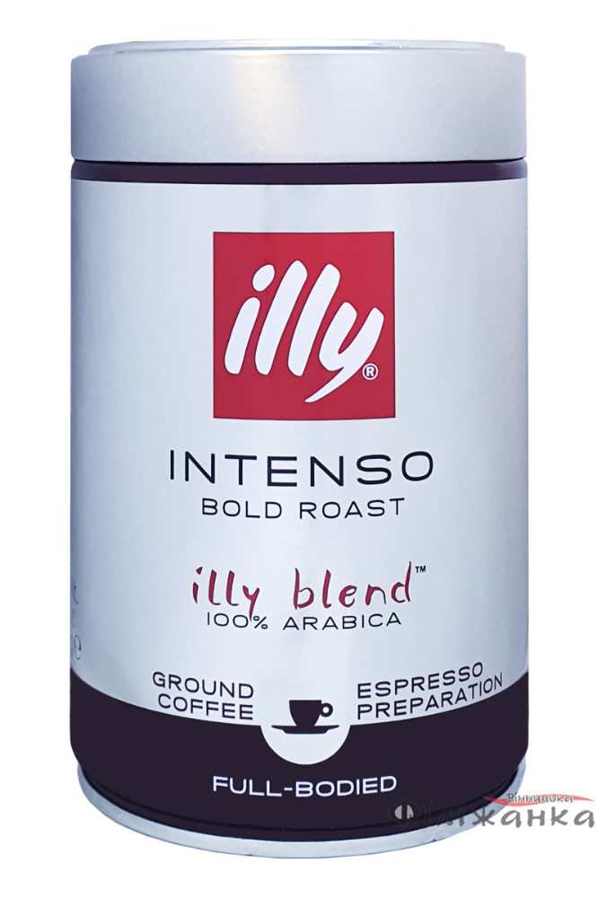 Кава мелена illy inteso 100% Arabican 250 г