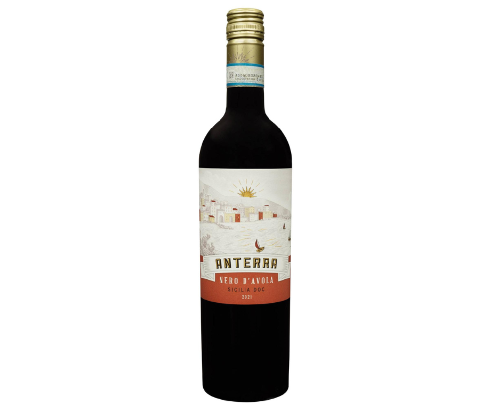 Вино Anterra Nero D'Avola Sicilia DOC сухе червоне 0.75/6 Італія