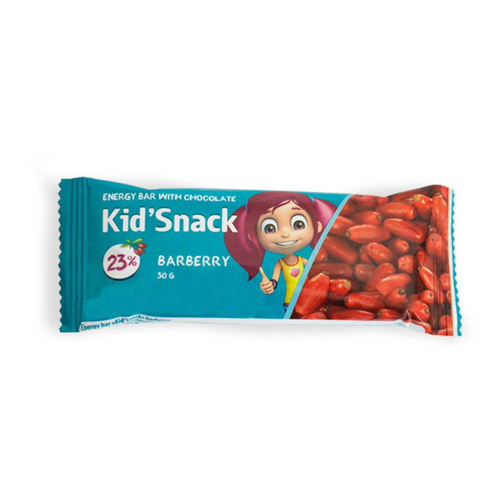 Енергетичний батончик "Kid Snack" барбарис 30г. Шаудье