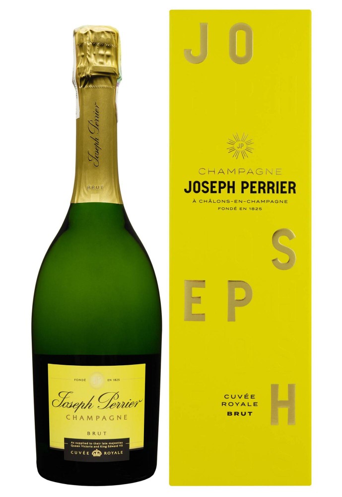Шампанське Joseph Perrier Cuvee Royale Brut біле сухе 0.75/6 Франція в сув. коробці