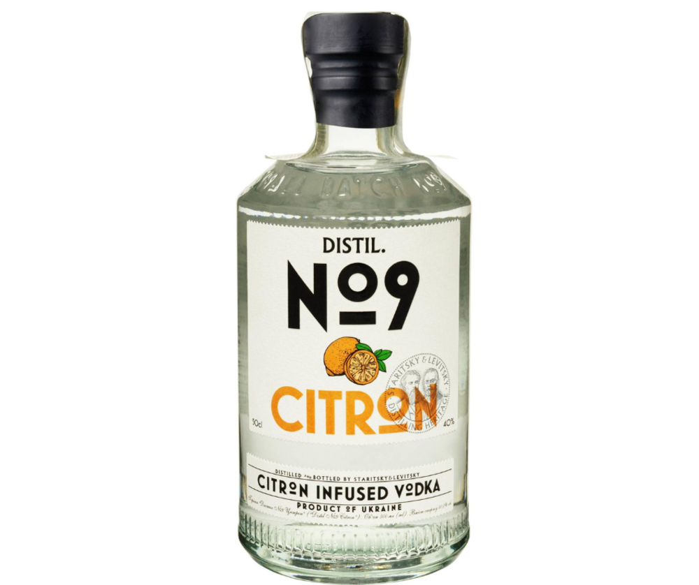 Горілка "Distil №9 Цитрон" 40% 0,5/12