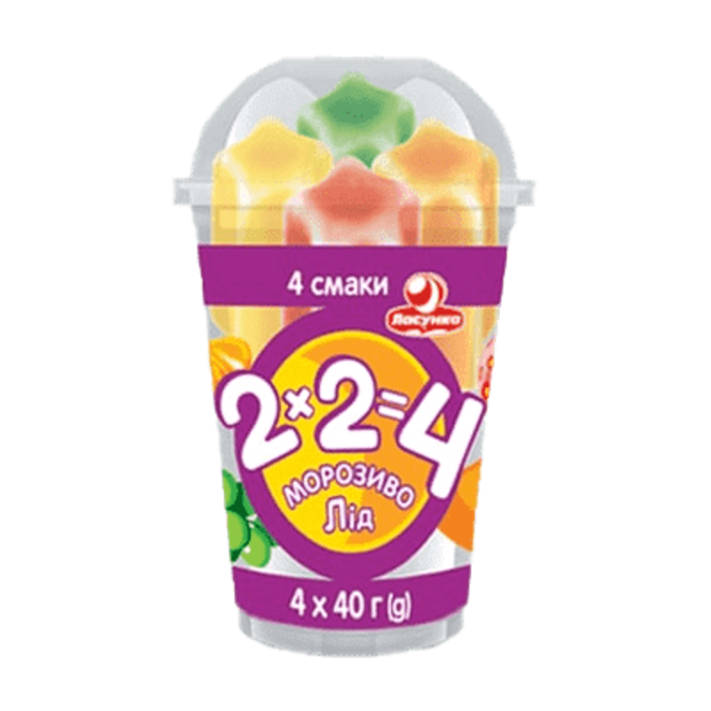 Фруктовий лід "2*2=4"