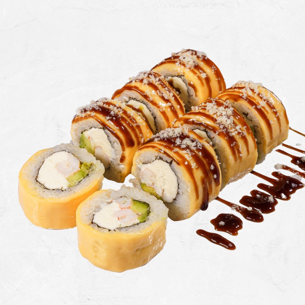 Сирний рол з креветкою