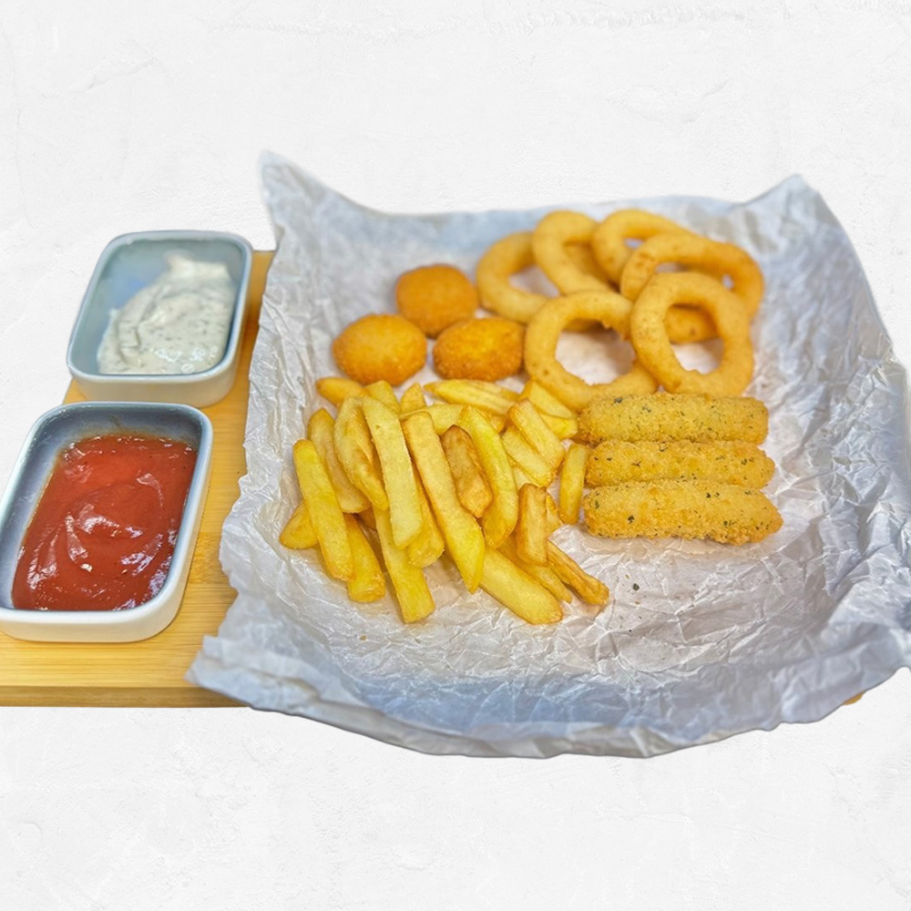 Мікс бокс з кетчупом і часниковим соусом NEW