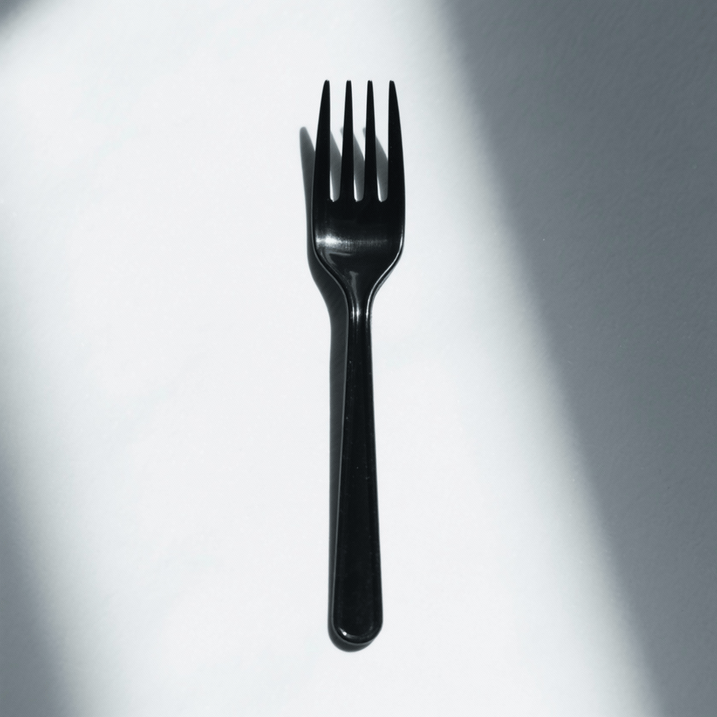 Виделка одноразова