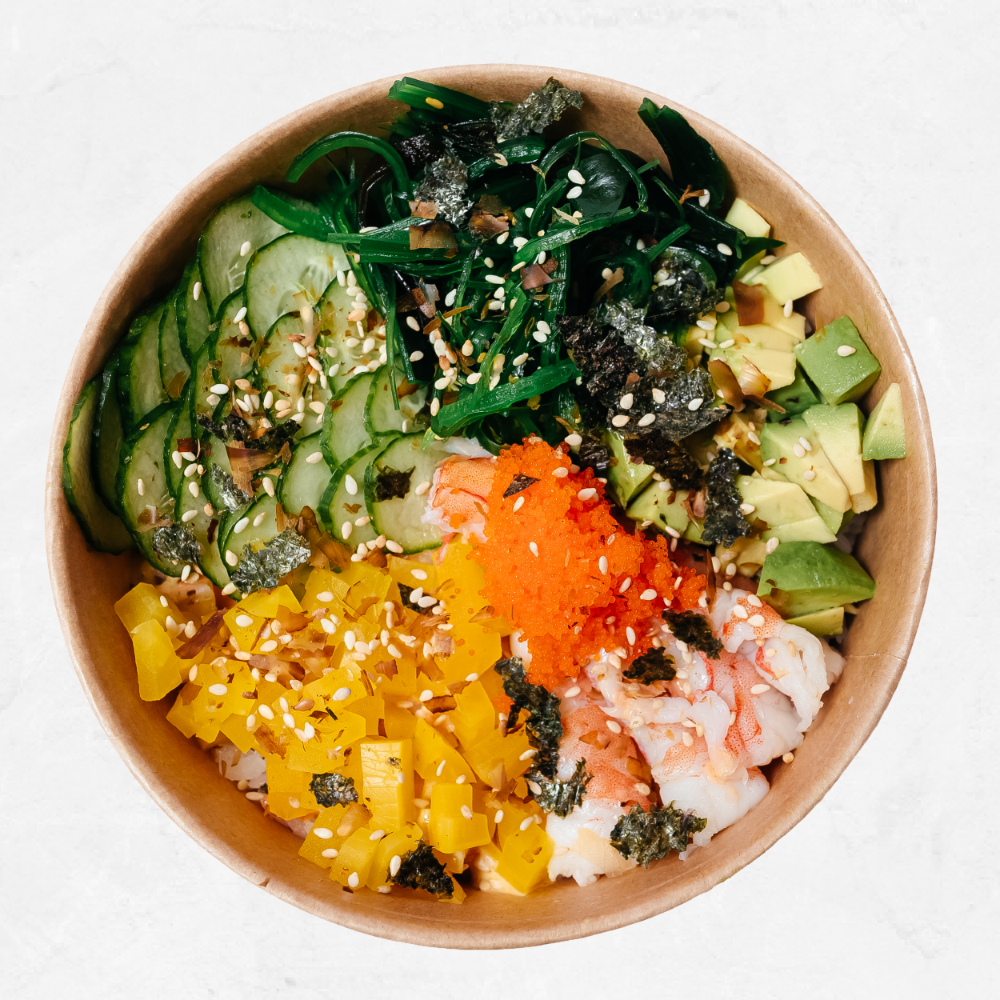 Боул поке з креветкою