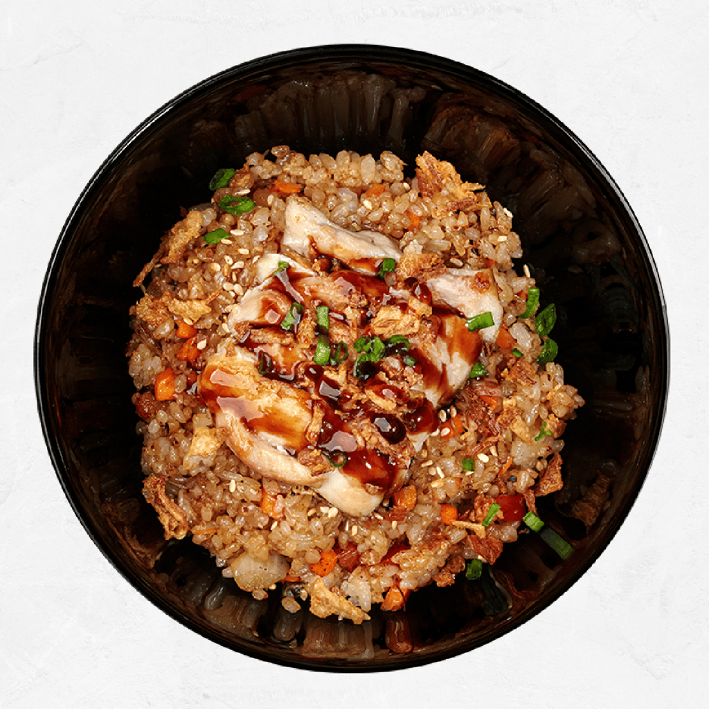 Смажений рис з куркою 