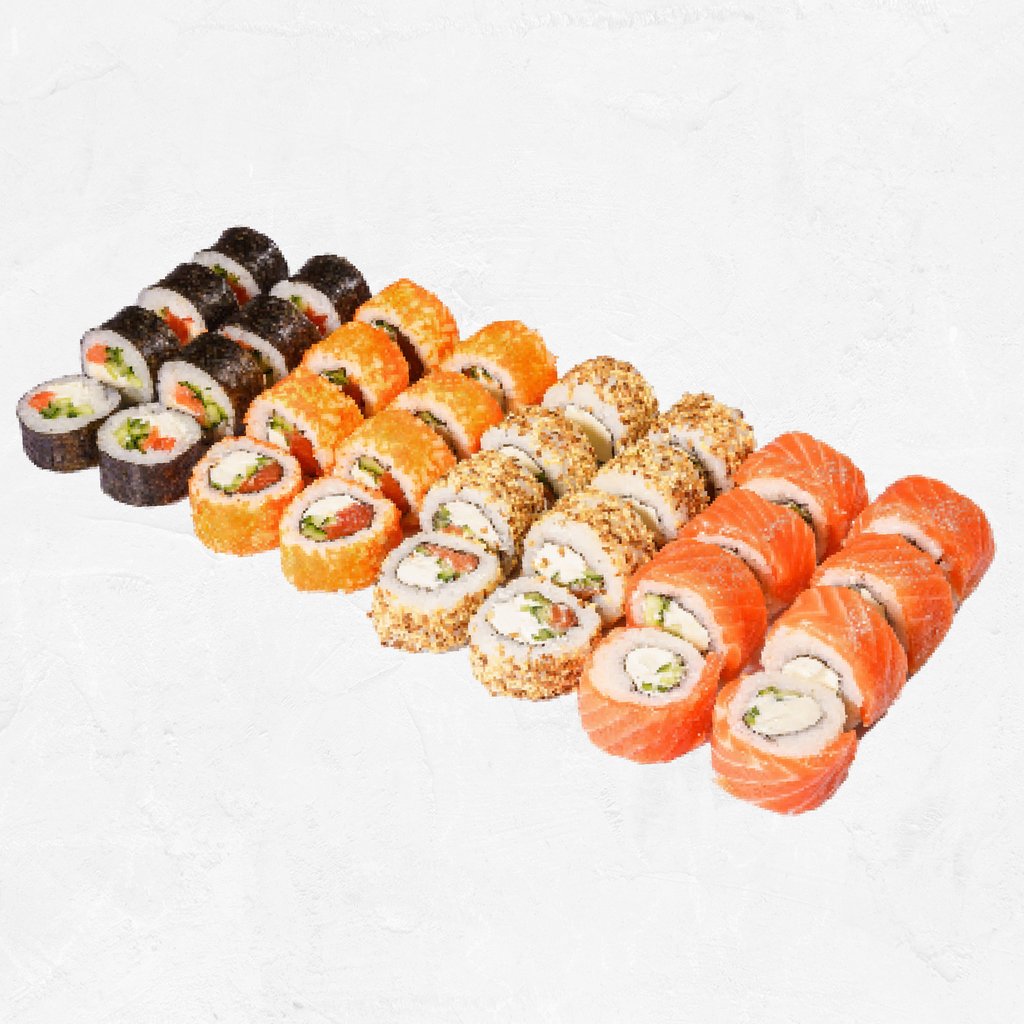 Каліфорнійський з лососем