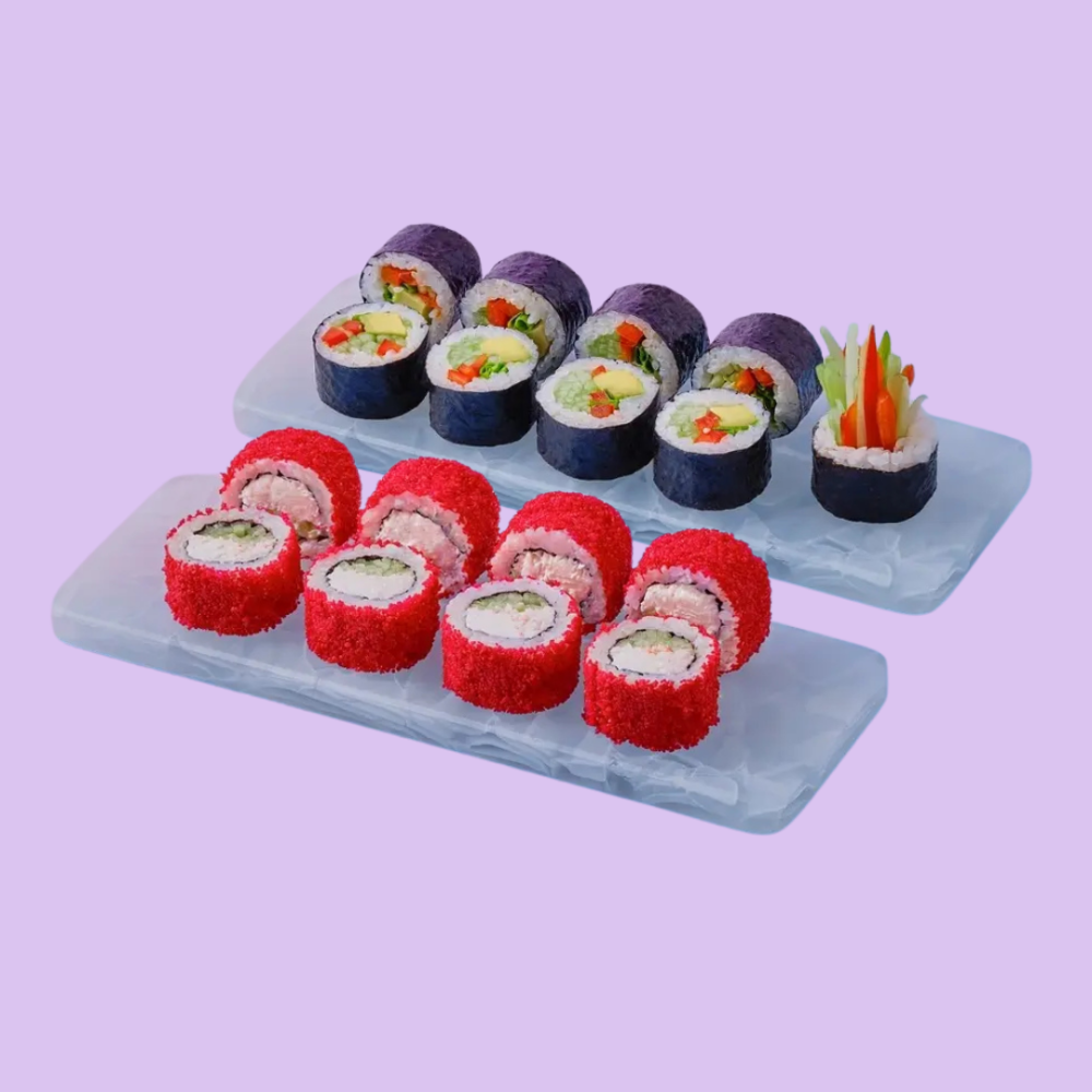 Кранч з крабом + Овочевий рол