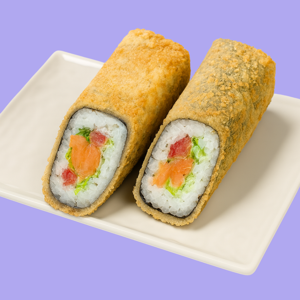 Темпура Хенд-рол з лососем 🌶️