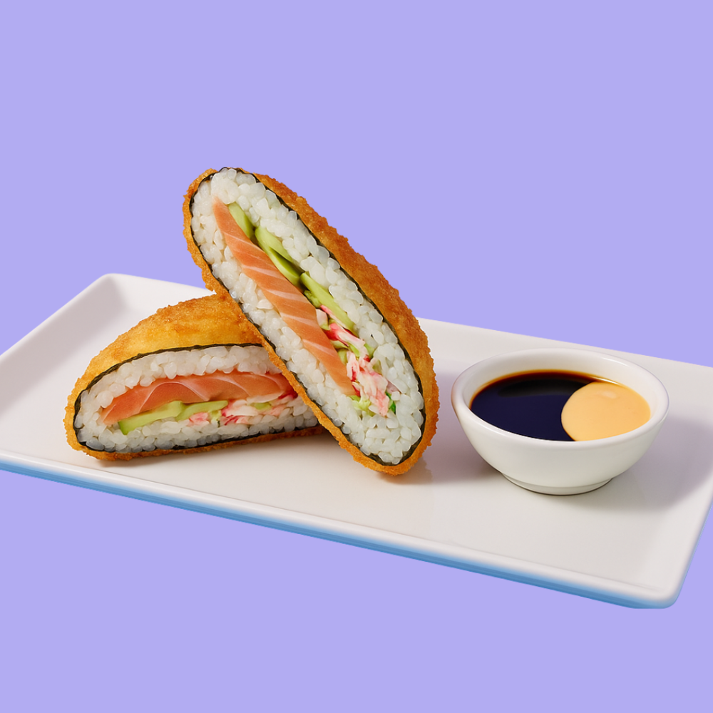 Суші сендвіч Лосось Краб