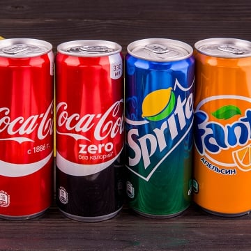 Cola,Fanta,  Sprite 0,33ж/б