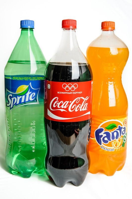Cola, Fanta, Sprite 0.75л.  GLOVO / Bolt