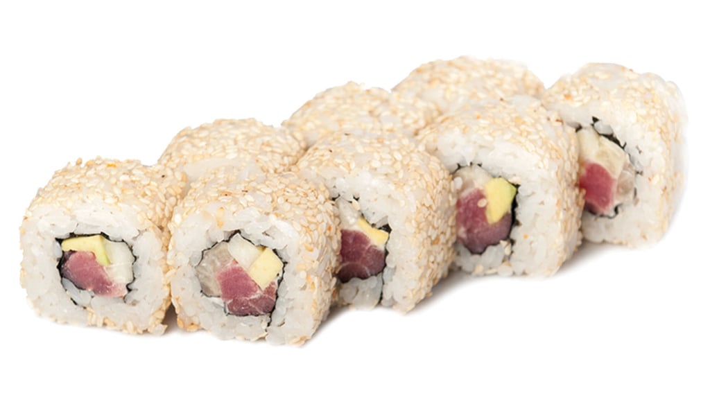 Каліфорнія з тунцем в кунжуті