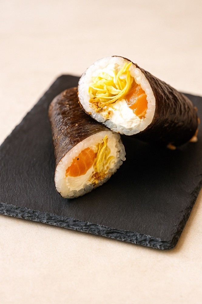 Суши Шаурма з лососем та креветкою