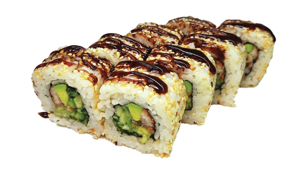 Каліфорнія з вугрем в кунжуті