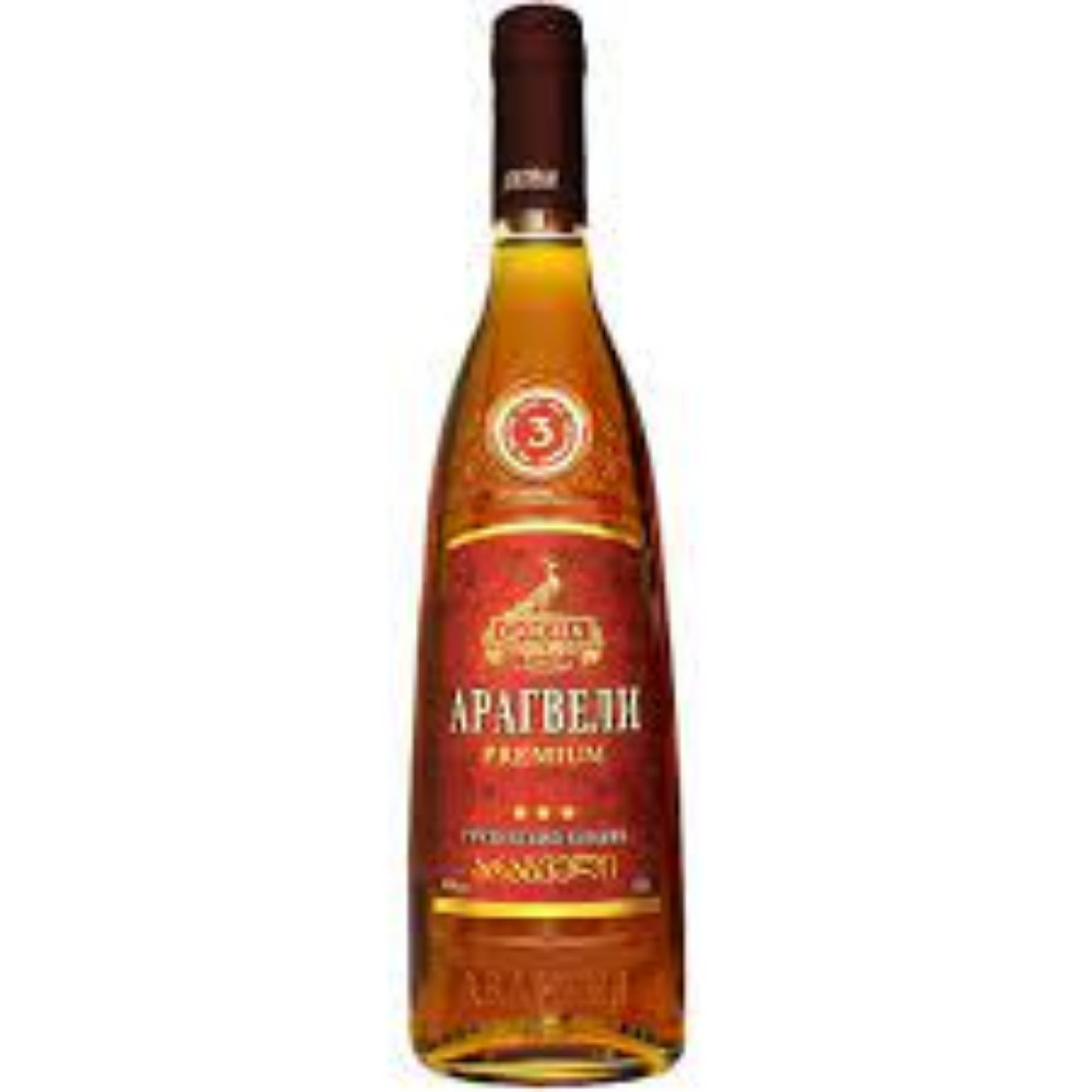 Коньяк Арагвелі 3*  0.5л