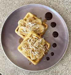Waffle Honey-Banana