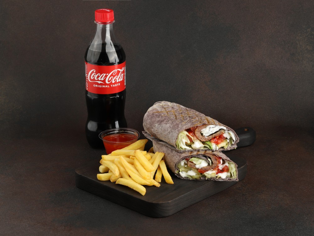 Комбо black kebab ( телятина. )