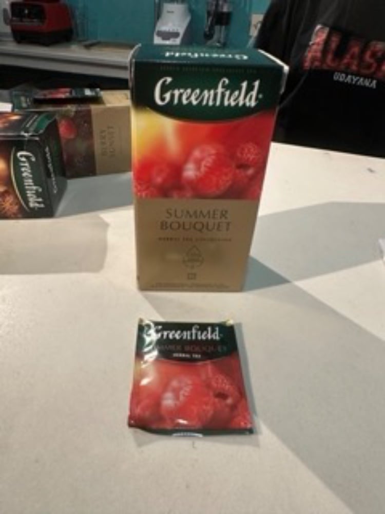 GREENFIELD tea bag