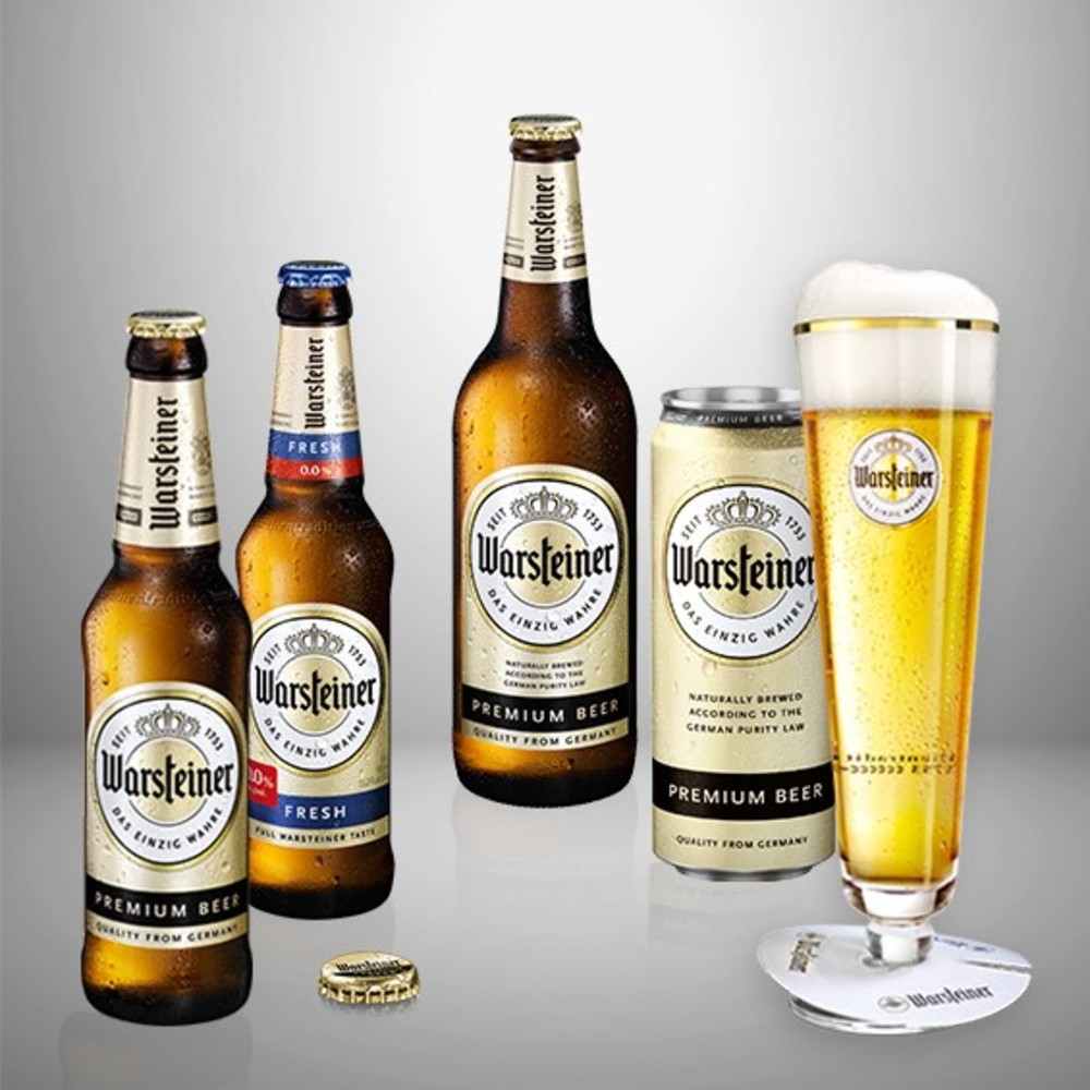 ლუდი ვარშტაინერი შუშა -Beer Warsteiner
