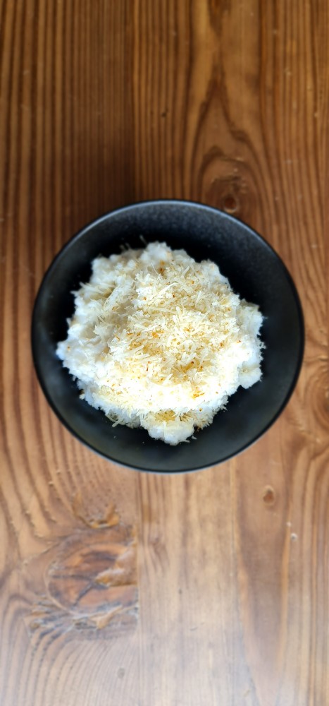 ღომი ყველით - Georgian dish "Ghomi" with cheese