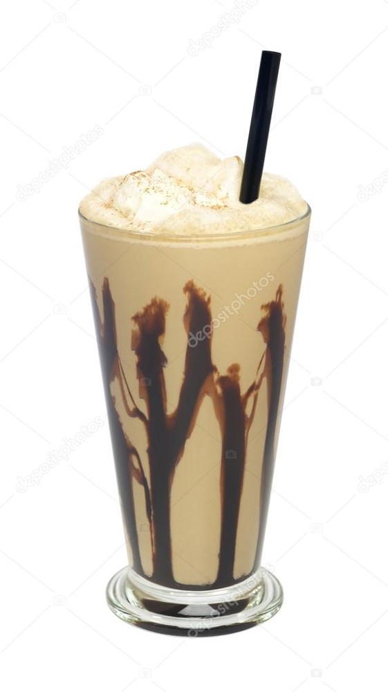 ცივი ყავა ნაყინით - iced coffee with ice cream
