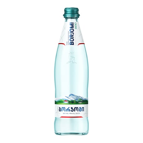 ბორჯომი შუშა 0,5 - Borjomi mineral water