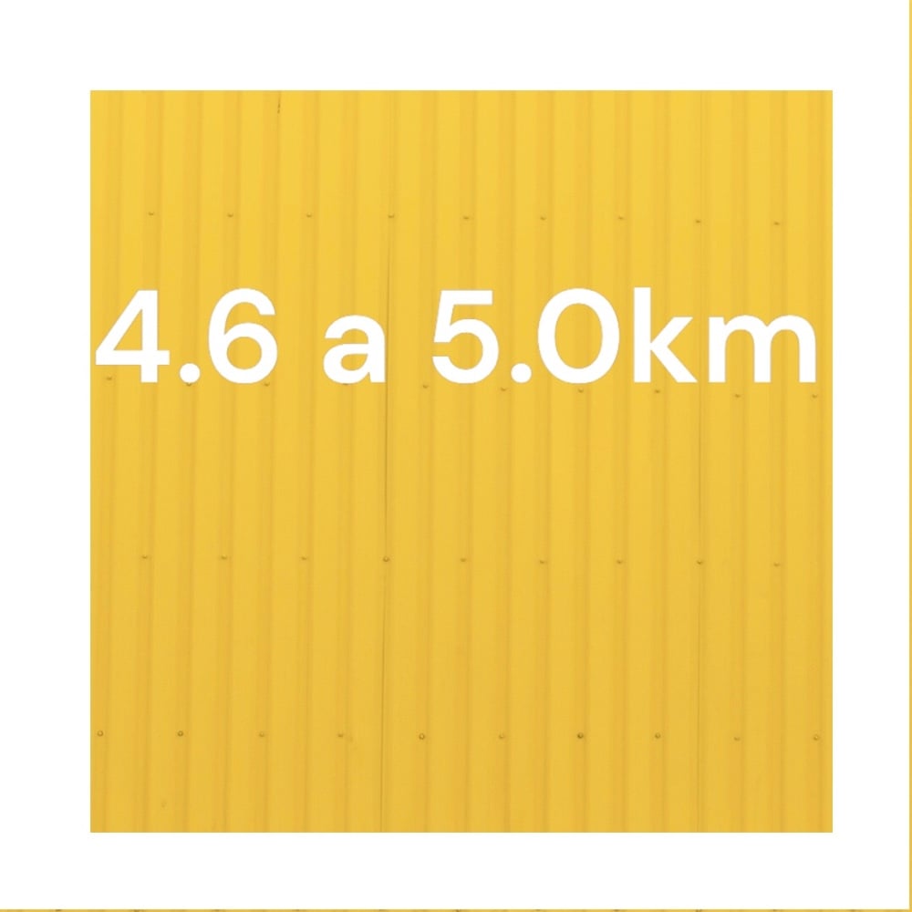 4.6 a 5.0 km