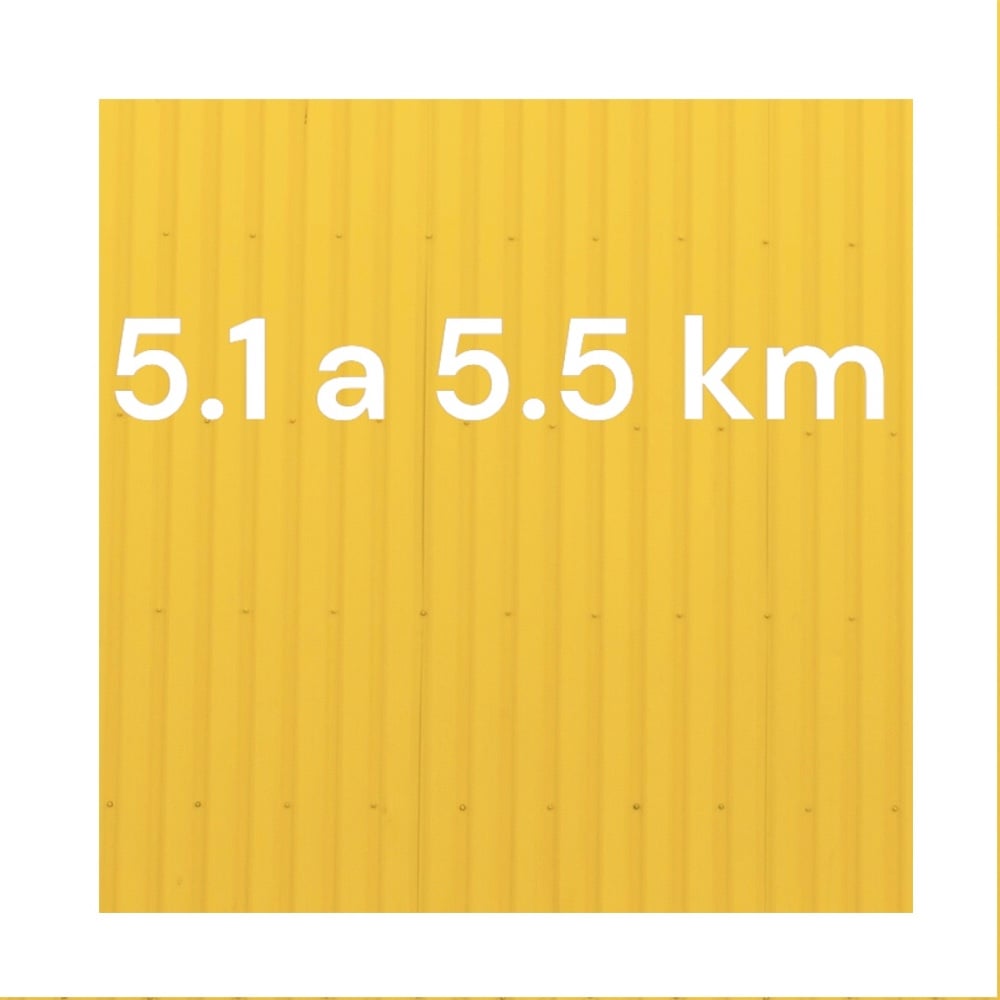 5.1 a 5.5 km