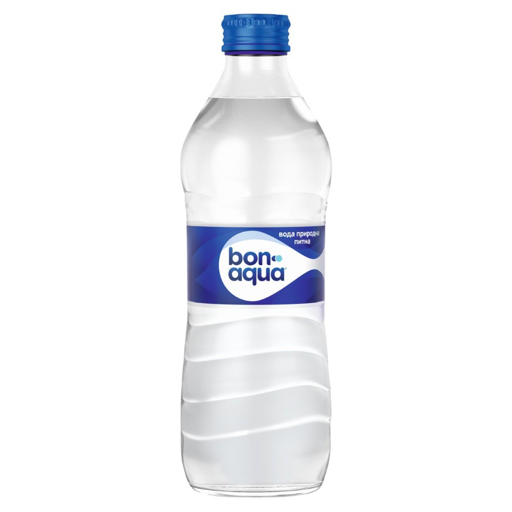 Вода Bon Aqua газ 0,33 скло