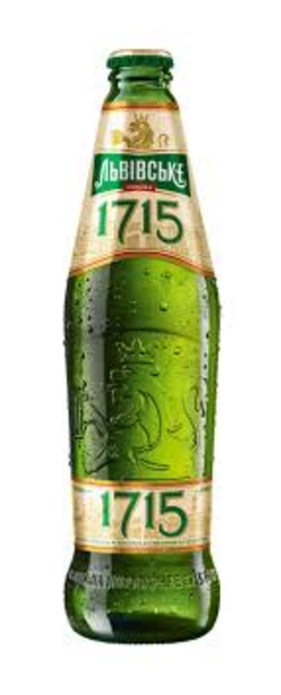 Пиво "Львівське 1715" пл. 045 л.