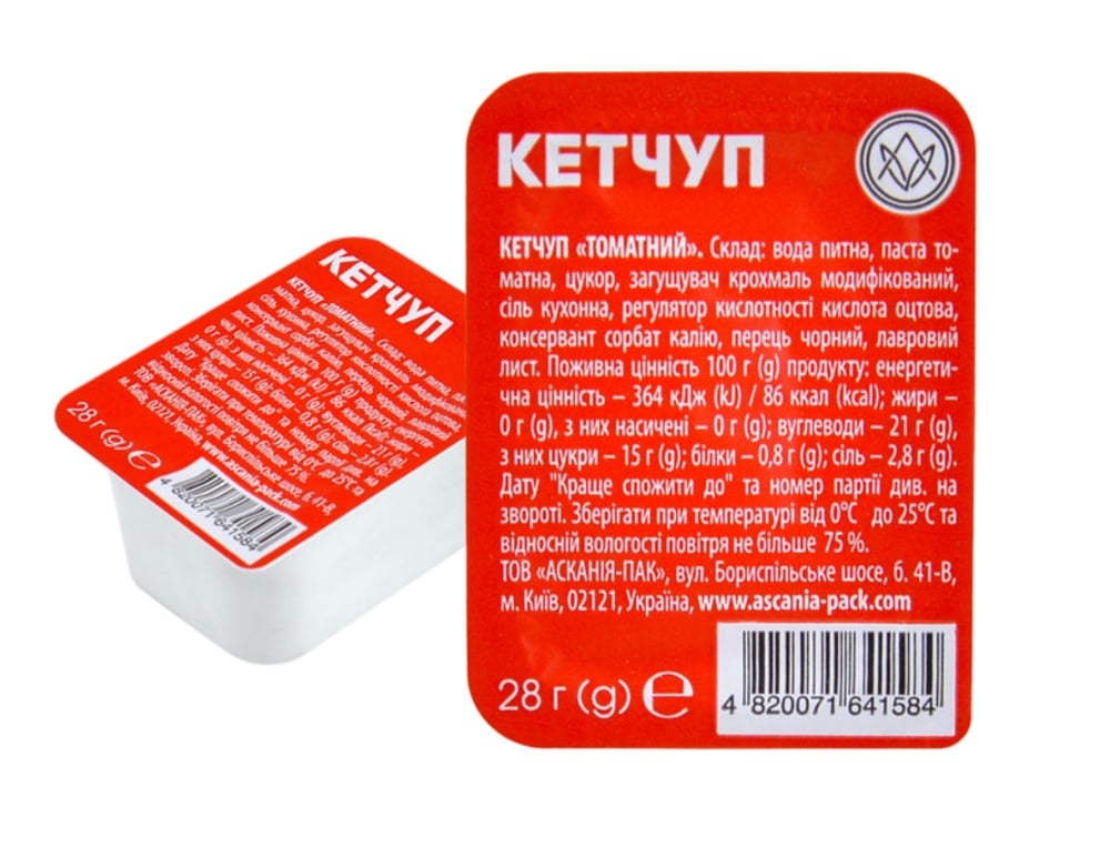 Кетчуп 30г