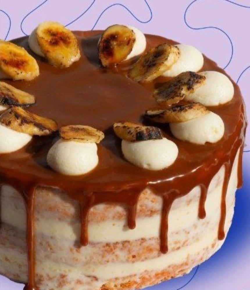 Торт банан-карамель