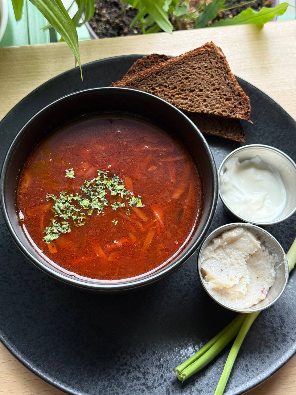 Борщ з квасолею