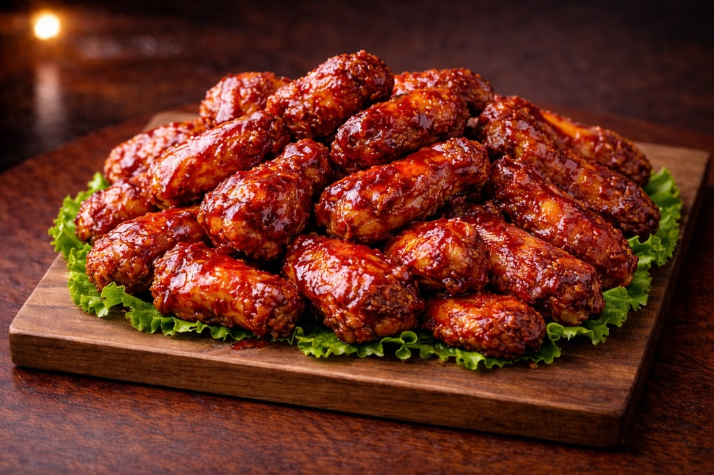 Крылья в соусе