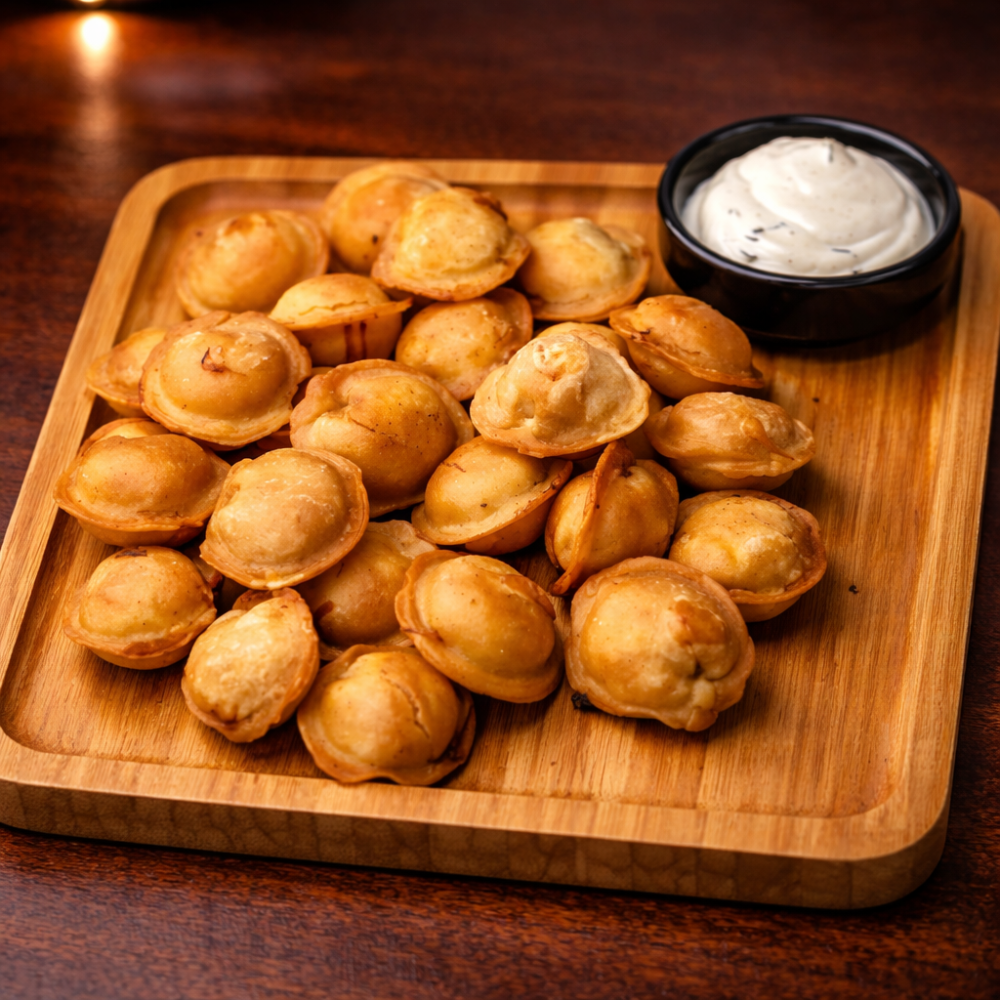 Жареные Пельмени