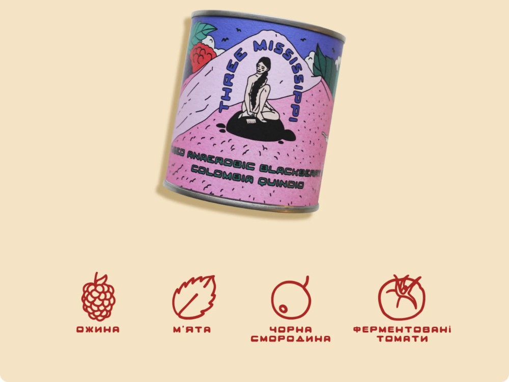 Зерно Blackberry Mint Colombia Quindio