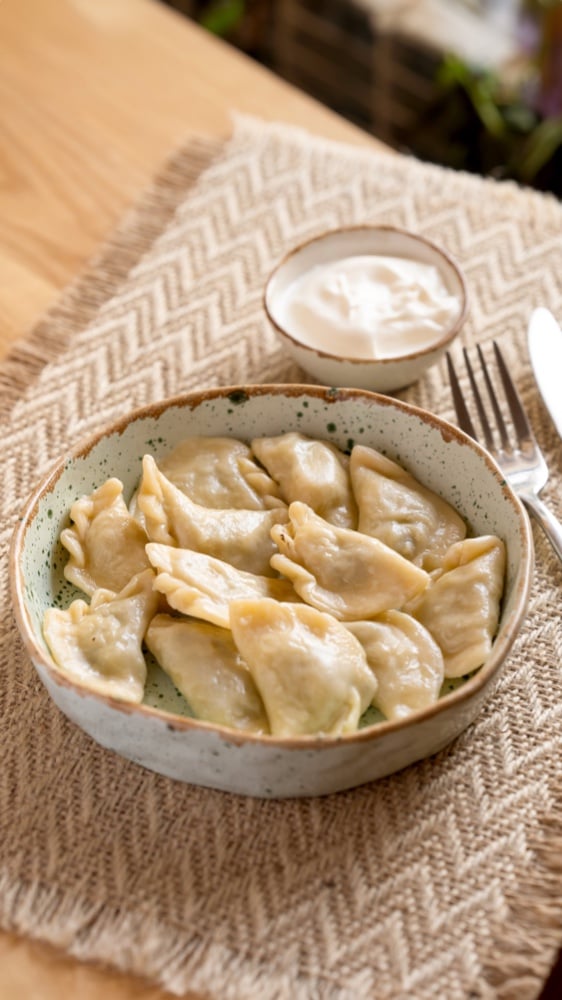 Вареники картопля з грибами, порц.