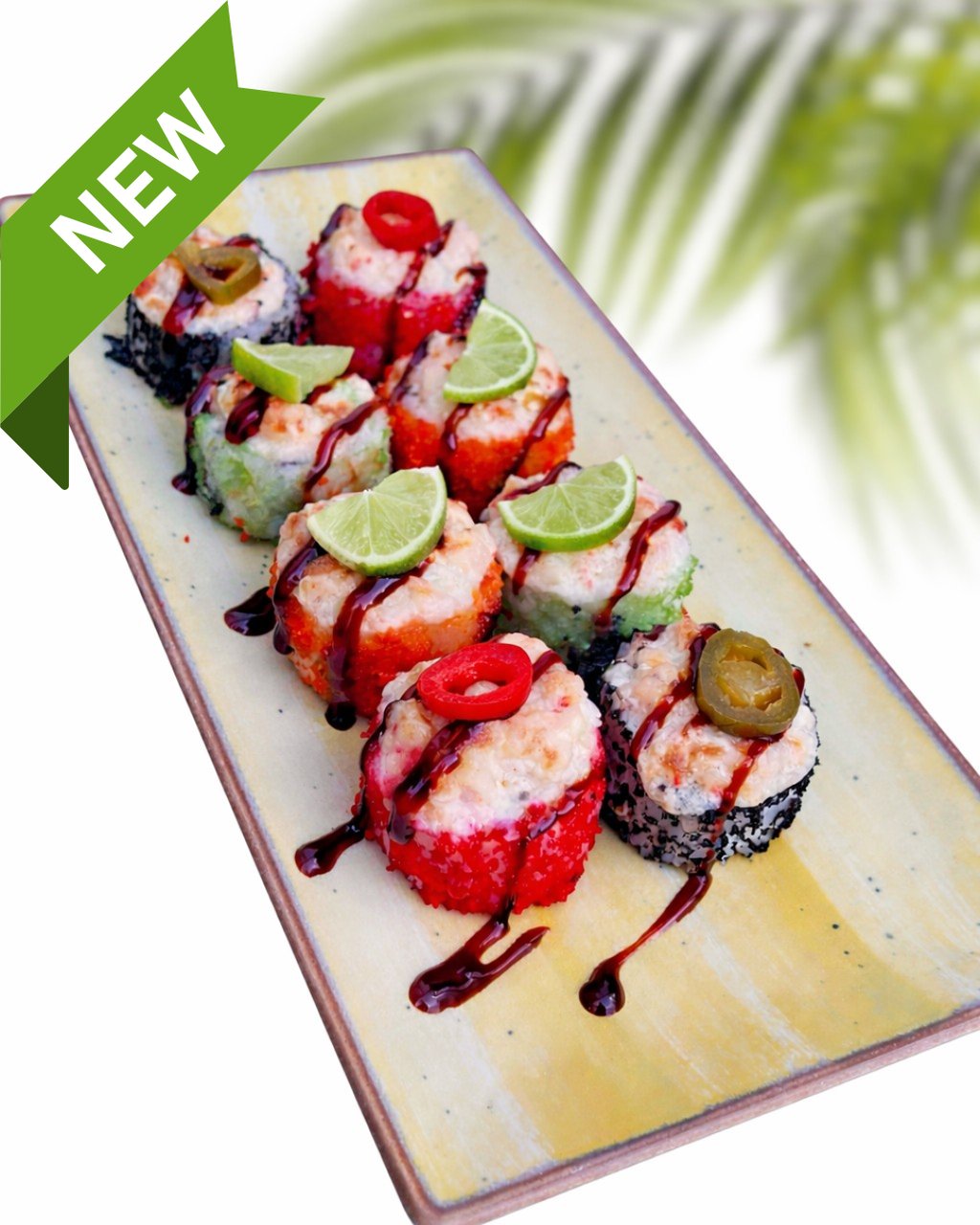 Запечений рол Рейнбоу