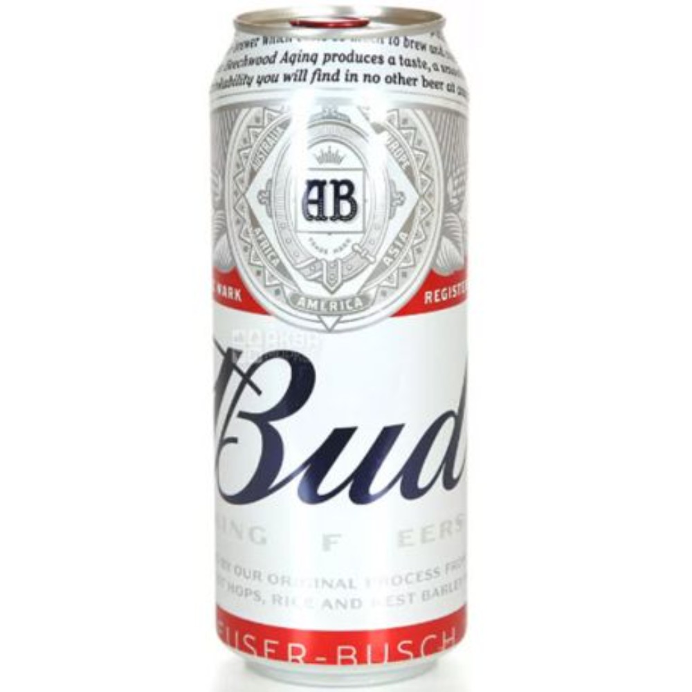 BUD, 0,5л, банка