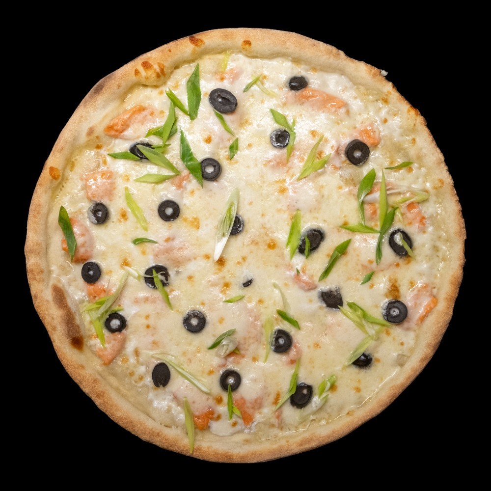 Піца Вершковий Лосось Black roll