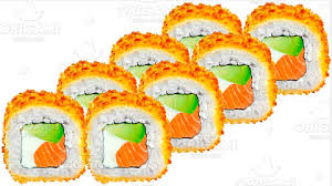 Філадельфія в ікрі з лососемBlack roll