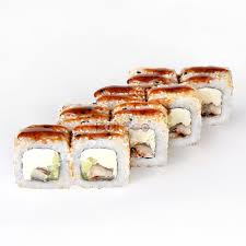 Філадельфія в кунжуті з вугрем Black roll