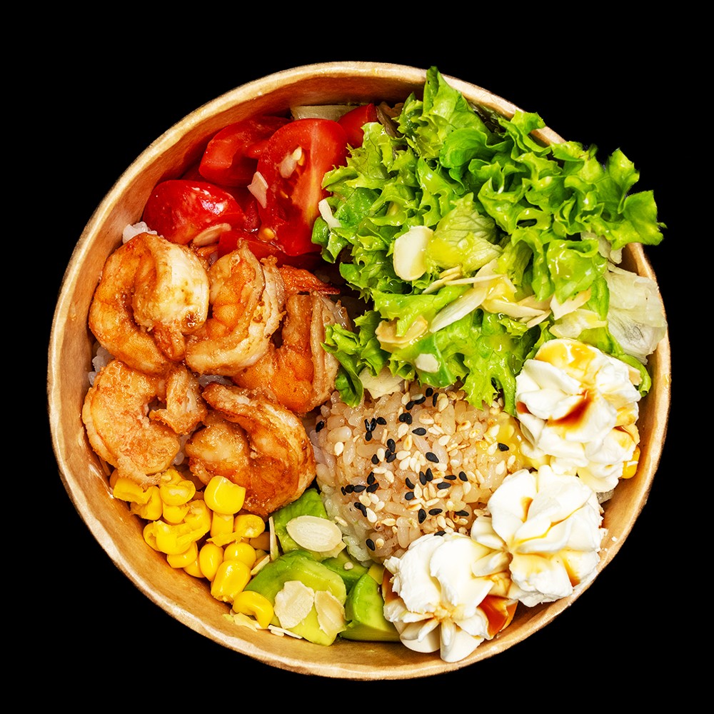 БОУЛ З КРЕВЕТКОЮ.