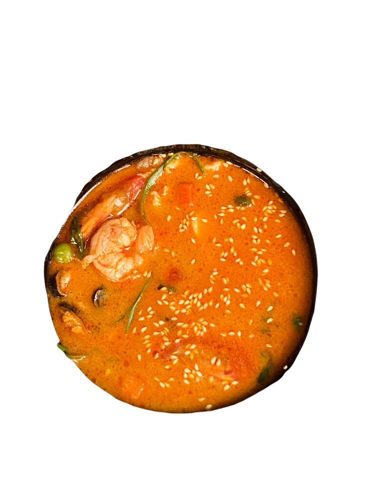 Суп Карі червона  з морепродуктами 450 мл.