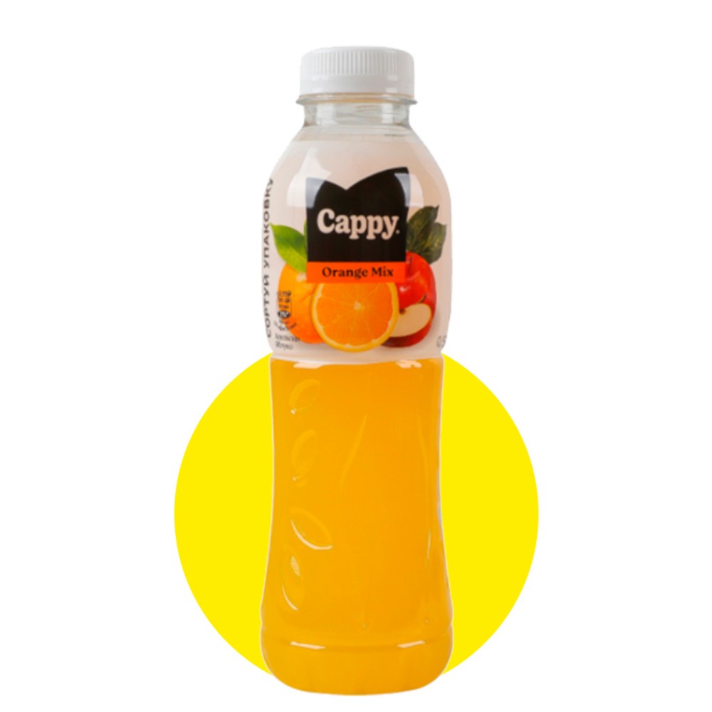 Соковий напій CAPPY ORANGE 0.5л