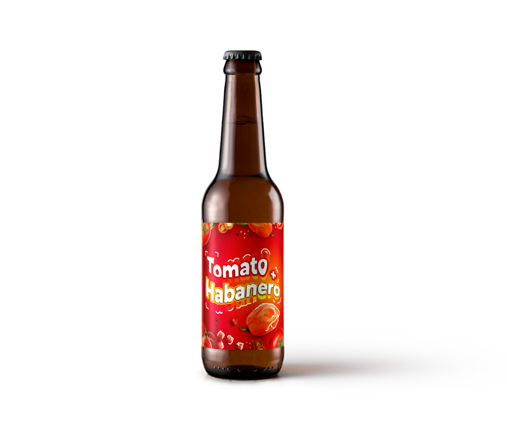 Пиво Red Cat Tomato + Habanero, Sour, ABV 4.5%, 0.33л