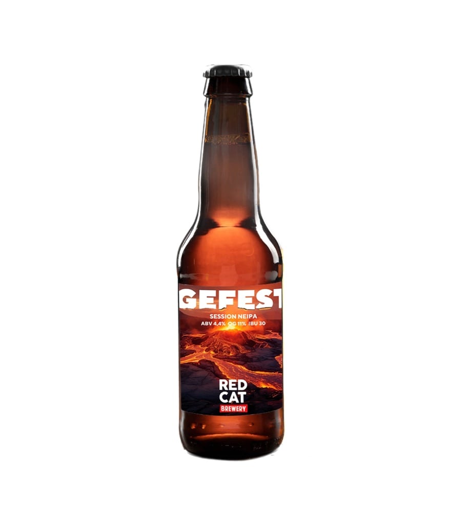 Пиво Red Cat Gefest, NEIPA, ABV 4.4%, 0.33мл