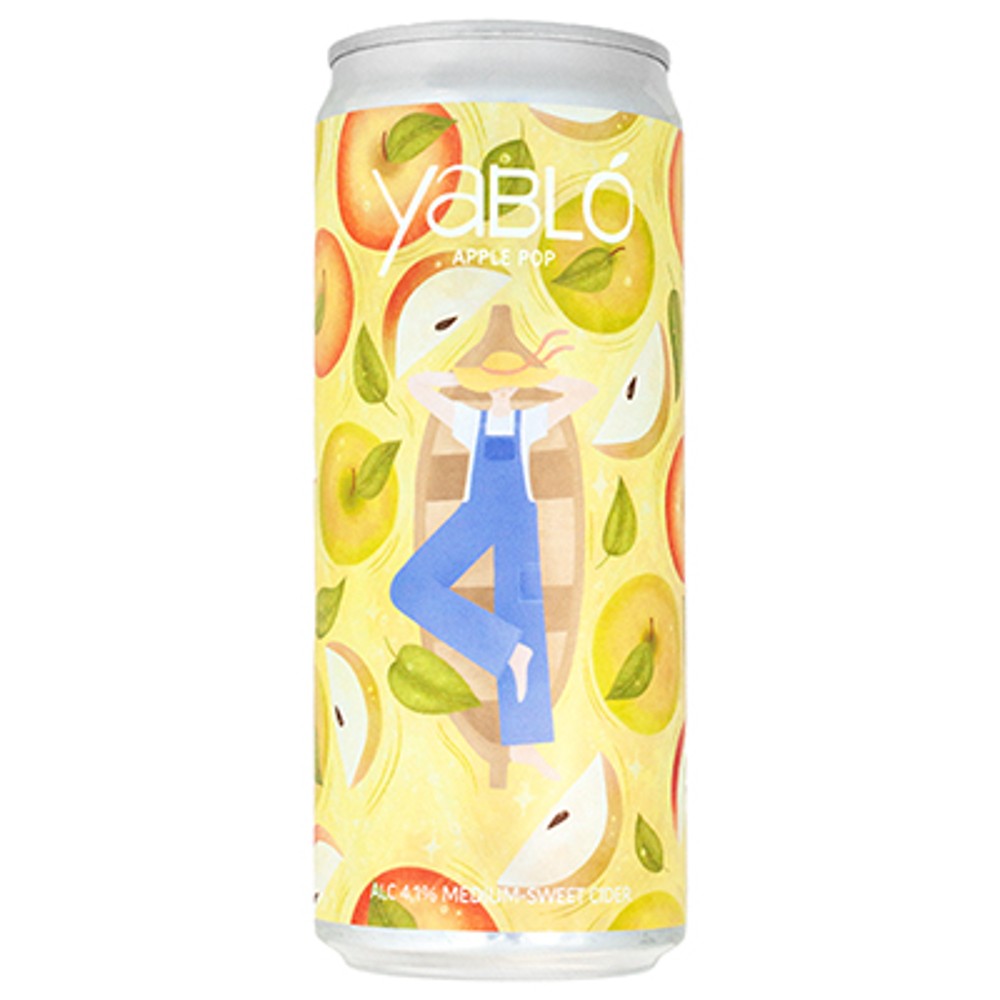 Сидр Yablo Apple Pop, ABV 4.1%, 0.33л
